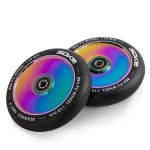 Колеса для самоката 110 мм суцільні веселка 2 шт - Зображення 5