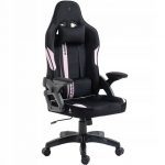 Геймерське крісло KRAKEN чорно-рожеве-Стиль та комфорт для довгих ігрових сесій - Зображення 3