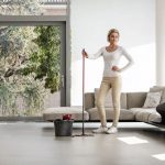 Швабра з телескопічною ручкою Ультрамакс Vileda 155741 Ultramax Червона (4023103201200)