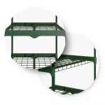 Теплиця-стелаж 69 x 49 x 125 см Plonos 4921 - Компактне вирощування - Зображення 3