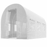 Садова Теплиця 2 x 3 м (6 м²) біла Plonos - Оптимальний захист рослин - Зображення 2