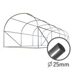 Садова Теплиця 2 x 4.5 м (9 м²) біла Plonos - Ідеальна для розсади - Зображення 3