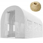 Посилена Теплиця Огородня 2 x 3 м (6 м²) білий Plonos - Захист для рослин