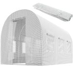 Садова Теплиця 2 x 3 м (6 м²) біла Plonos - Світла і міцна - Зображення 4