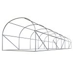 Садова Теплиця 3 x 6 м (18 м²) біла Plonos - Велика і міцна - Зображення 3