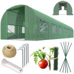 Садова Теплиця 3 x 6 м (18 м²) Plonos - Простора і міцна для великих садів