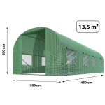 Садова Теплиця 3 x 4.5 м (13.5 м²) Plonos - Простора і функціональна - Зображення 2