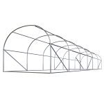 Садова Теплиця 3 x 6 м (18 м²) біла Plonos - Посилена конструкція - Зображення 10