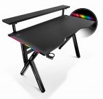 Стильний Геймерський стіл CRF4010RGB Чорний з RGB підсвіткою - Зображення 4