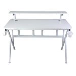 Стильний Геймерський стіл CRF4011RGB Білий з RGB підсвічуванням - Зображення 8