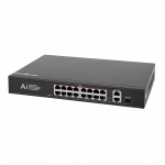 Мережевий Комутатор POE GV-010-D-16+2 PG+1 SFP