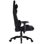 Тканинне крісло для геймерів SENSE7 Spellcaster Senshi Edition XL чорного кольору - Зображення 3