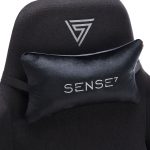 Тканинне крісло для геймерів SENSE7 Spellcaster Senshi Edition XL чорного кольору - Зображення 5