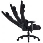 Тканинне крісло для геймерів SENSE7 Spellcaster Senshi Edition XL чорного кольору - Зображення 9