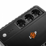 Лінійно-інтерактивне ДБЖ LogicPower LP-600VA-3PS (360Вт) - Зображення 3