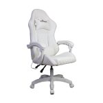 Ігрове Геймерське крісло RGB + BT з колонками WS8153 White для геймерів - Зображення 9