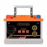 Автомобільний літієвий акумулятор LogicPower LP LiFePO4 12V - 64 Ah (+ зліва) BMS 1050А