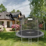 Батут із Внутрішньою Сіткою Motion Sport Line Premium 10ft (305 см) Сірий