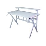 Стильний Геймерський стіл CRF4011RGB Білий з RGB підсвічуванням - Зображення 5