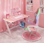 З музикою та підсвіткою Ігрове Геймерське крісло RGB + BT з колонками WS8151 Pink - Зображення 3