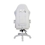 Ігрове Геймерське крісло RGB + BT з колонками WS8153 White для геймерів - Зображення 12