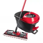 Обертова швабра Набір для Прибирання 2в1 із телескопічною ручкою і безконтактним віджиманням Vileda Ultramax Turbo 163425