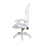 Ігрове Геймерське крісло RGB + BT з колонками WS8153 White для геймерів - Зображення 13
