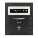 Джерело безперебійного живлення ДБЖ з правильною синусоїдою 48V LPY-B-PSW-6000VA+(4200Вт)10A/20A