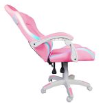 З музикою та підсвіткою Ігрове Геймерське крісло RGB + BT з колонками WS8151 Pink - Зображення 4