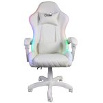 Ігрове Геймерське крісло RGB + BT з колонками WS8153 White для геймерів - Зображення 2