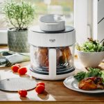 Аерофритюрниця скляна 80°C-200°C для різноманітних страв Adler AD 6316 3L