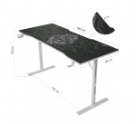 Універсальний Геймерський стіл Cobra X-Mate CRF140WH білий стиль - Зображення 12