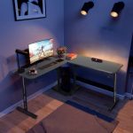 Елегантний чорний Геймерський стіл Cobra CR4552BK для гри - Зображення 2