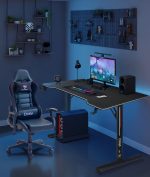 Чорний стильний Геймерський стіл Cobra CR4574BK для геймерів - Зображення 2