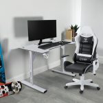 Стильний білий Геймерський стіл Cobra CR4575WH для геймерів - Зображення 2