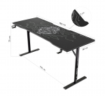 Простір для геймерів з Геймерським столом Cobra XL-Mate CRF160BK - Зображення 11