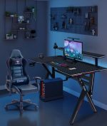 Чорний дизайн Геймерського столу Cobra CR4009BK для геймерів - Зображення 2