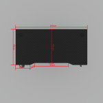 Елегантний чорний Геймерський стіл COBRA CR2009BK для геймерів - Зображення 7