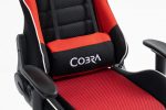 Елегантність та підтримка спини Геймерське крісло COBRA Rebel CR200 червоно-чорне - Зображення 11