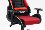 Елегантність та підтримка спини Геймерське крісло COBRA Rebel CR200 червоно-чорне - Зображення 9