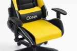 Яскравий дизайн Геймерське крісло COBRA Rebel CR201 жовто-чорне - Зображення 10