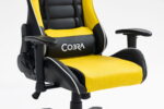 Яскравий дизайн Геймерське крісло COBRA Rebel CR201 жовто-чорне - Зображення 11