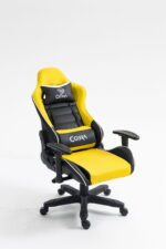 Яскравий дизайн Геймерське крісло COBRA Rebel CR201 жовто-чорне - Зображення 20