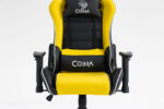 Яскравий дизайн Геймерське крісло COBRA Rebel CR201 жовто-чорне - Зображення 5