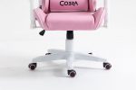 Комфорт і стиль в кріслі COBRA Rebel CR203 рожево-біле для геймерів - Зображення 7