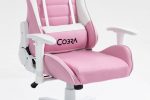 Комфорт і стиль в кріслі COBRA Rebel CR203 рожево-біле для геймерів - Зображення 15