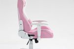 Комфорт і стиль в кріслі COBRA Rebel CR203 рожево-біле для геймерів - Зображення 18