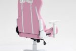 Комфорт і стиль в кріслі COBRA Rebel CR203 рожево-біле для геймерів - Зображення 20