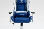 Стильне Геймерське крісло для геймерів COBRA Rebel CR204 синьо-біле - Зображення 6