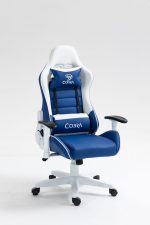 Стильне Геймерське крісло для геймерів COBRA Rebel CR204 синьо-біле - Зображення 2